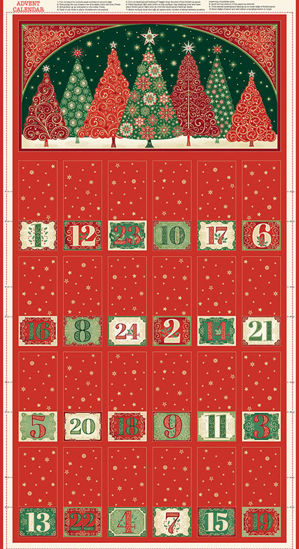 Makower UK Adorn Advent Panel 220 1