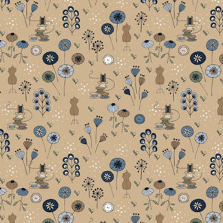 Stof Bobbins and Blooms 4504-086