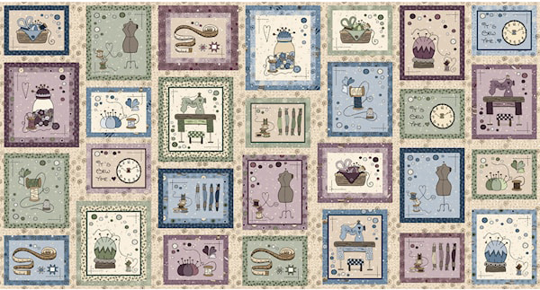 Stof Bobbins and Blooms 4504-104