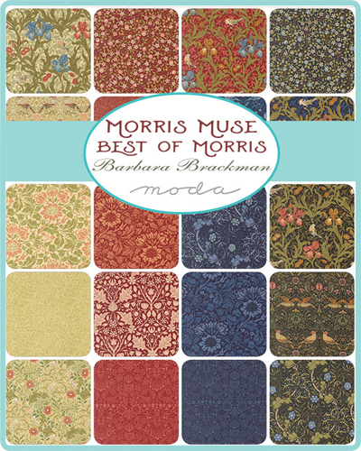 Barbara Brackman Morris Muse Best of Morris Charm Pack 13380PP