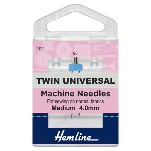 Hemline Twin Universal 80/12 4.0mm