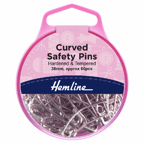 Hemline - Curved Safety Pins - Large