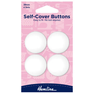 H475.29 Hemline Self-Cover Buttons 29mm