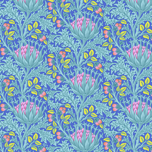 Kaffe Fassett x William Morris PWKW001.BLUE
