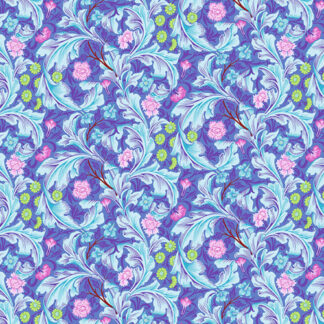 Kaffe Fassett x William Morris PWKW011.COBALT