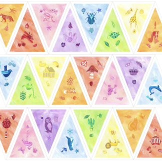 Jennie Maziels Colour Collection JM.2 Bunting Panel