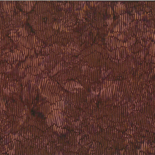 Hoffman Bali Handprints T2401-125-MAHOGANY