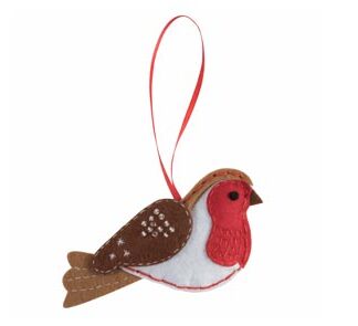 Trimits Felt Decoration Kit - Christmas Robin